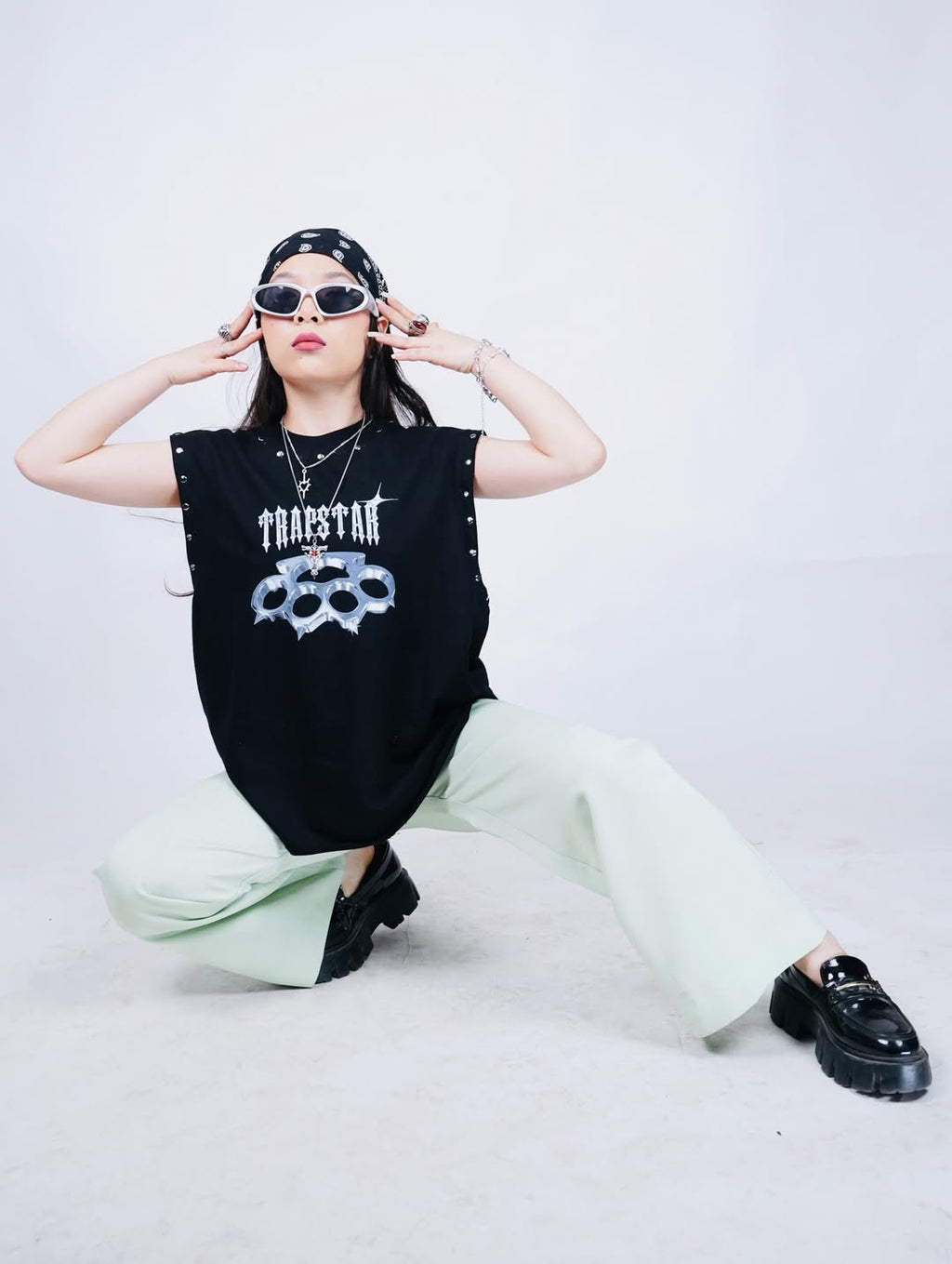 HULKA TRAPSTAR Vest Tee – Black