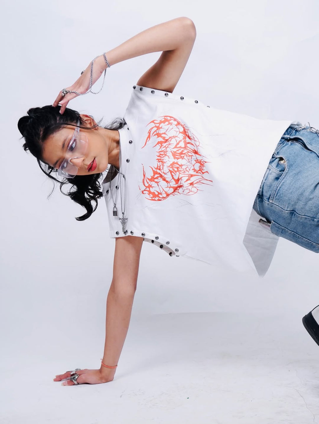 HULKA RAGE Vest Tee – White